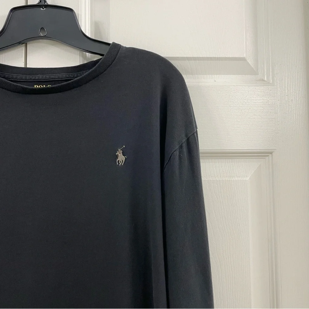 Polo Ralph Lauren Men’s Classic Fit Long Sleeve Shirt Size Large Polo Black
